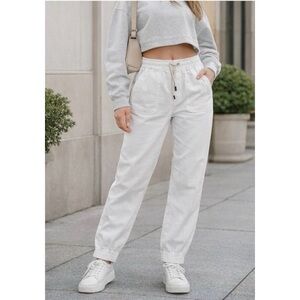 C&C California White Jogger Pants